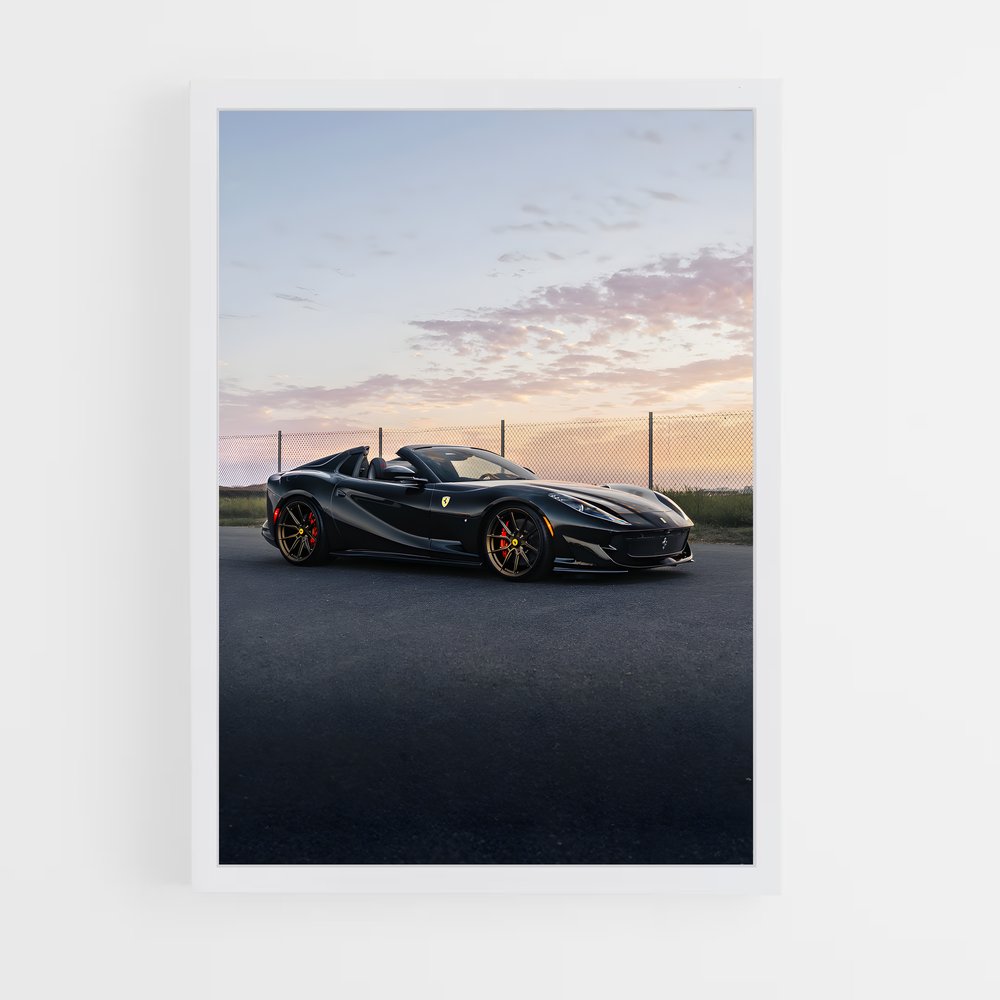 Poster gts charme – affiche Ferrari (vue 3)